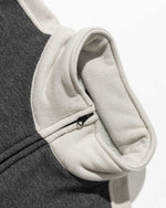 Color-blocked pullover sweatshirt