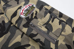 patchwork embroidered camouflage jacket