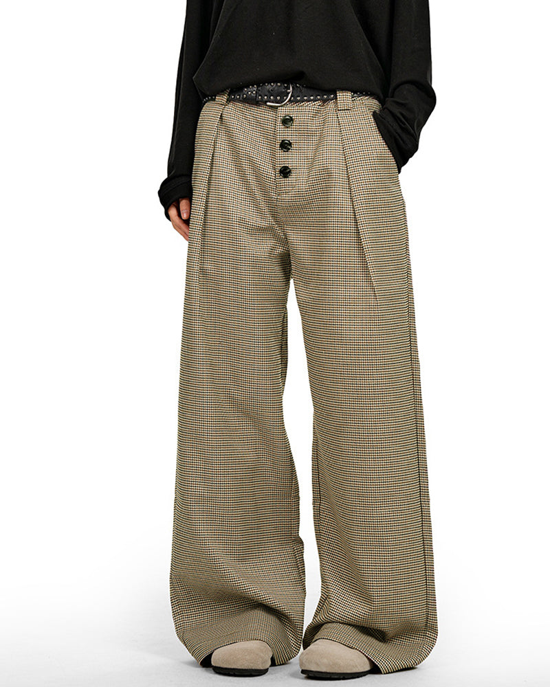 Retro casual trousers