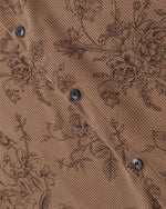 Floral Tie Long Sleeve Shirt