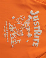 대비되는 컬러의 폼 프린트 반팔