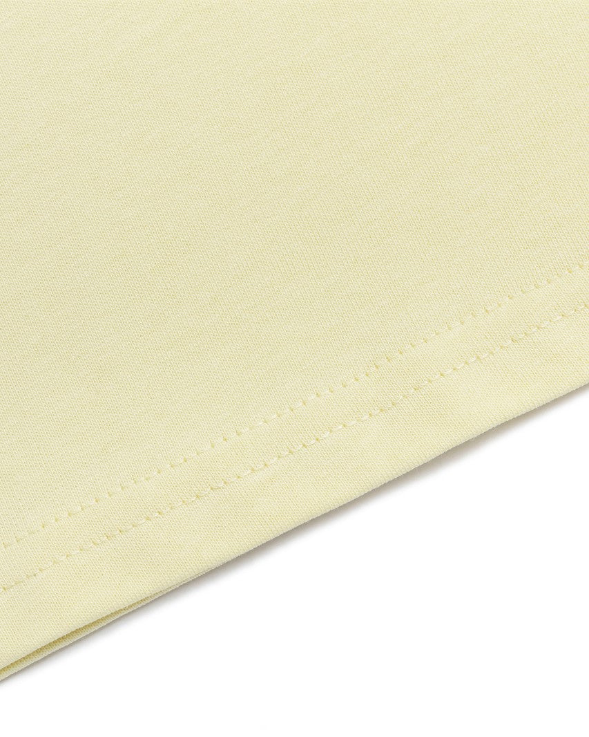 문자 자수 짧은 소매