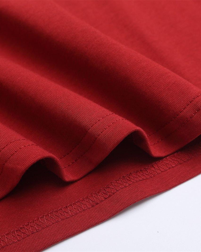 대비색 문자 프린트 반팔