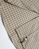 Vintage check short-sleeved shirt