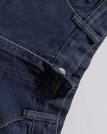 Panelled cargo cropped jeans