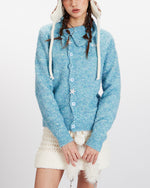 하이넥 니트 카디건(여성용)