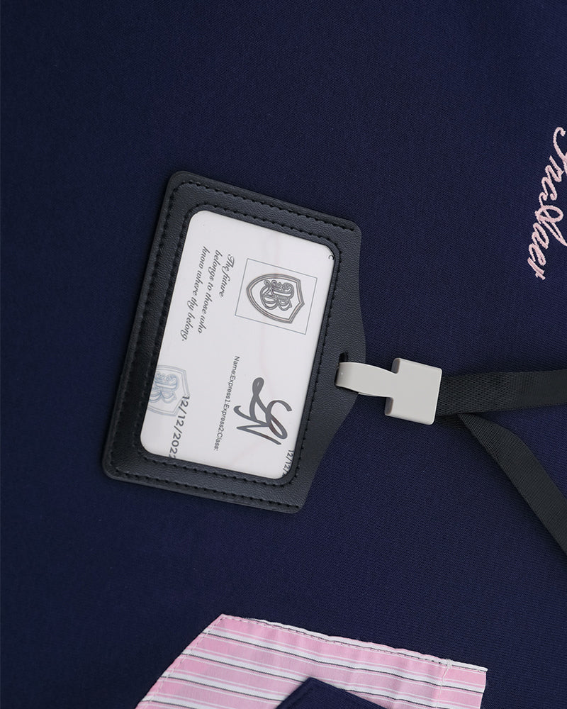 Fake two piece lapel sweatshirt