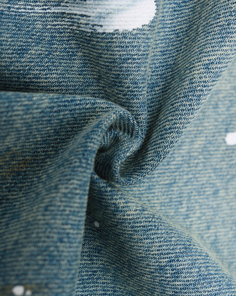 做舊水洗牛仔褲