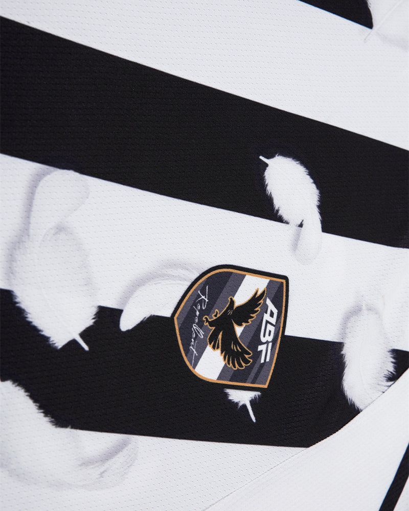 세로줄무늬 커플 반팔