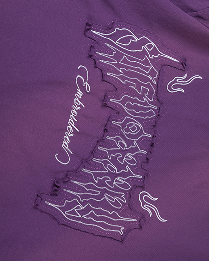 패션 자수 반팔