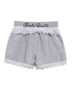 레이스 장식 반바지