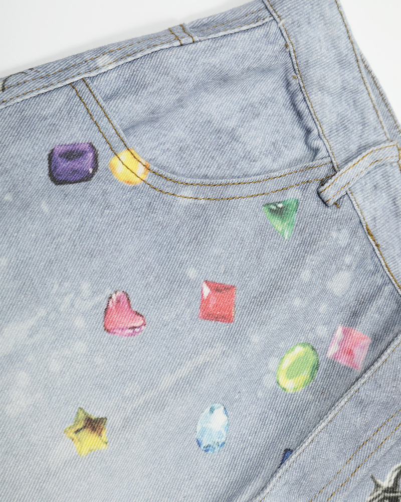 Vintage Colored Chain Shorts