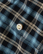 plaid loose long-sleeved shirt