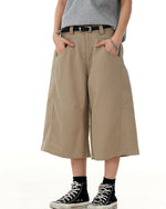 Loose straight pants