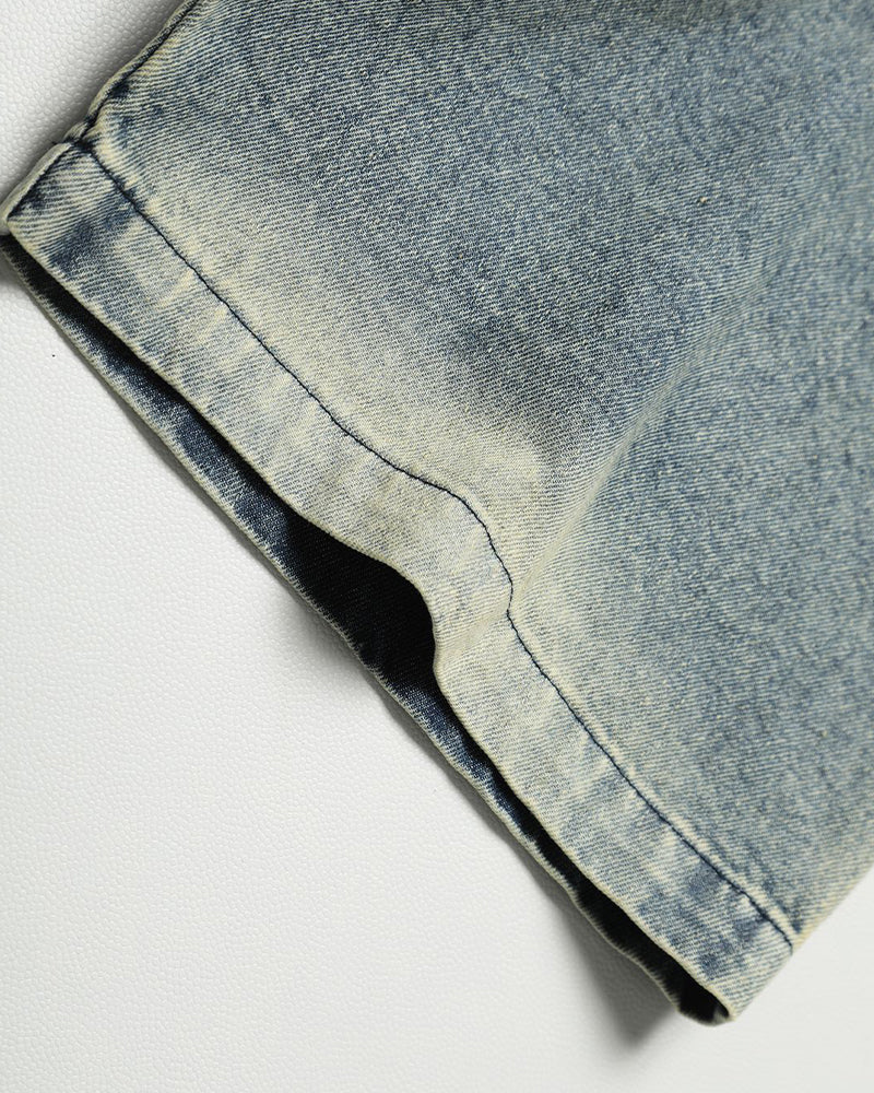 워시드 디스트레스드 반팔