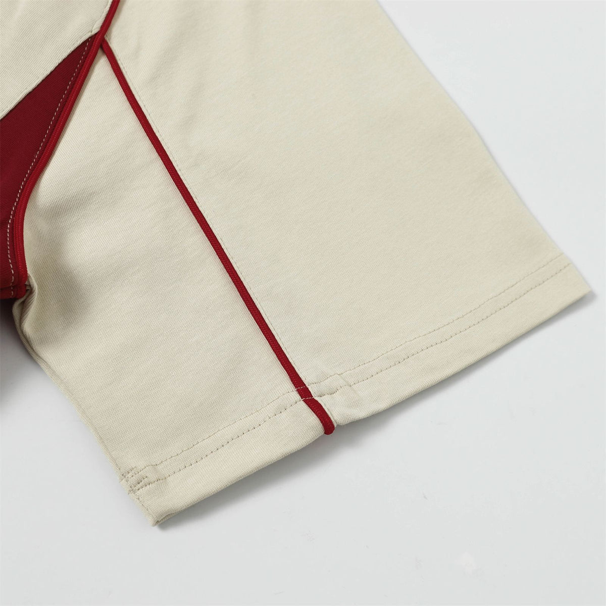 레트로 패치워크 대비 반소매