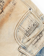 復古寬鬆牛仔長褲