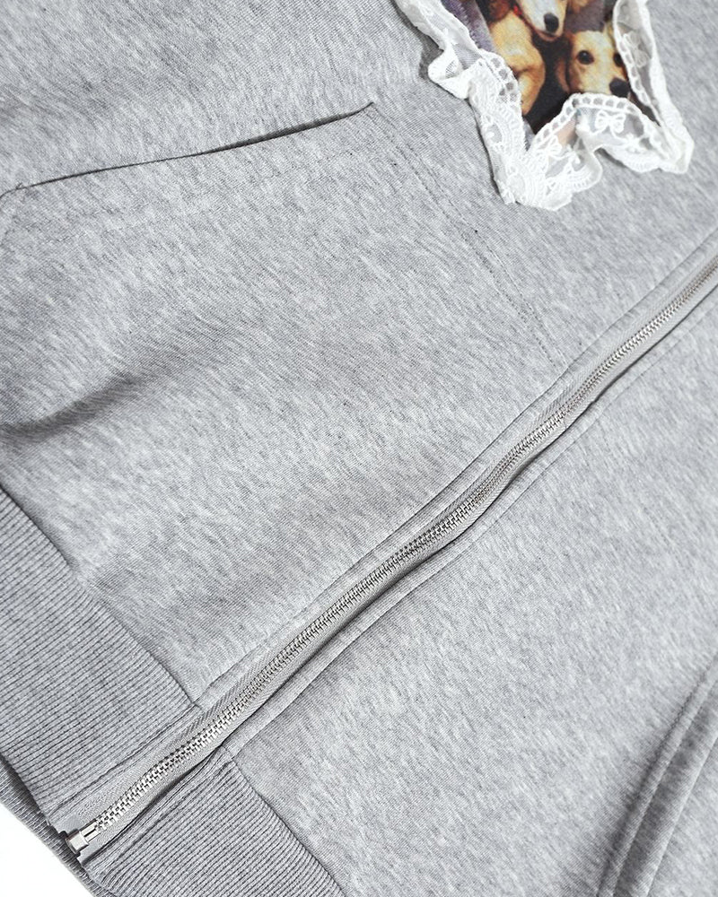 可愛小狗連帽外套