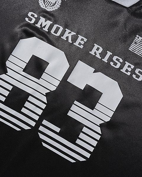 레트로 레터 프린트 반소매