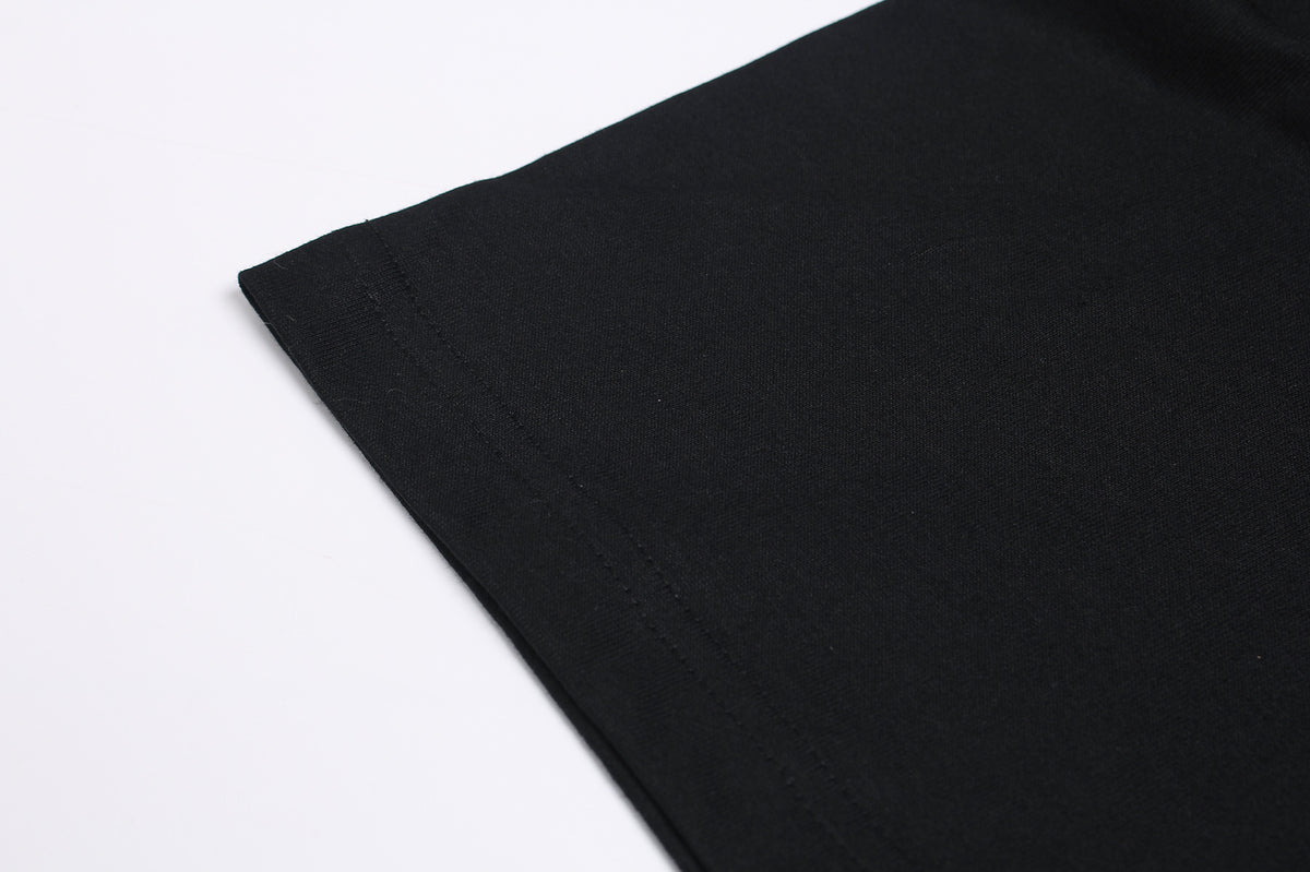 American retro cross print short sleeves