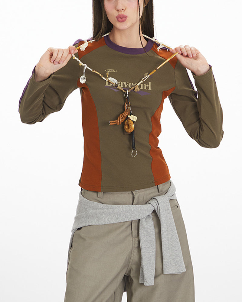 撞色修身内搭(女款)