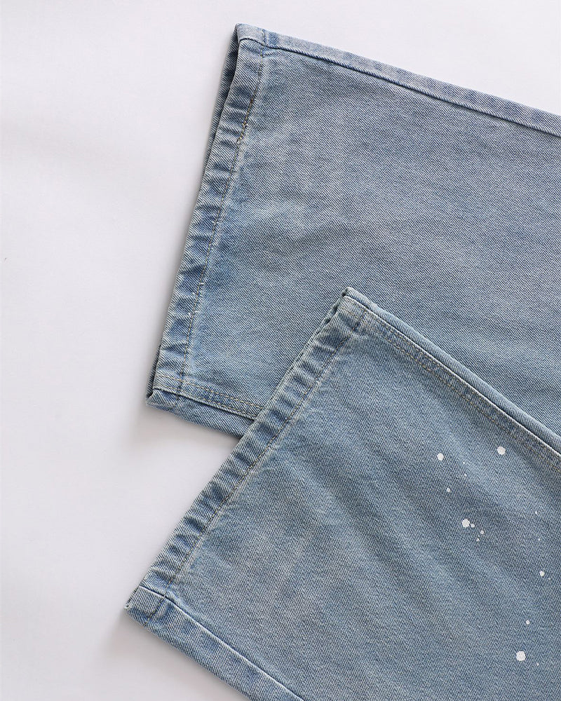 破洞休閑百搭牛仔褲