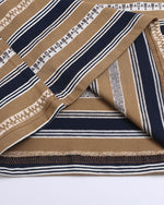 스트라이프 라펠 반소매