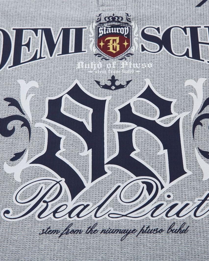 Contrast color lapel short sleeves