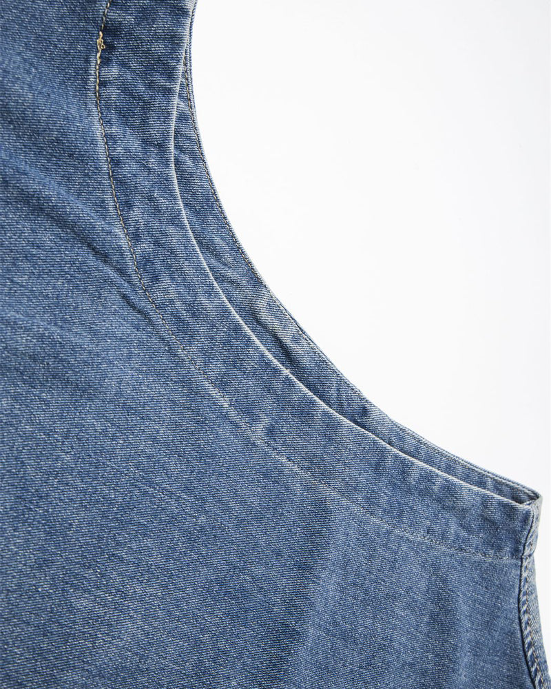 Colorful embroidered vest