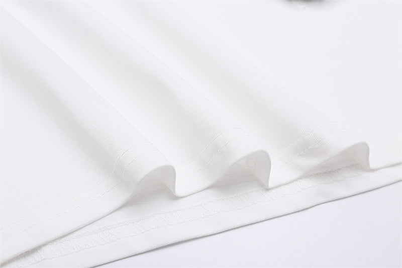 레트로 프린트 반소매