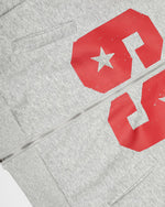 Retro hooded sweatshirt jacket