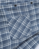 Plaid casual long-sleeved shirt