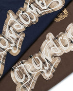 아플리케 문자 짧은 소매