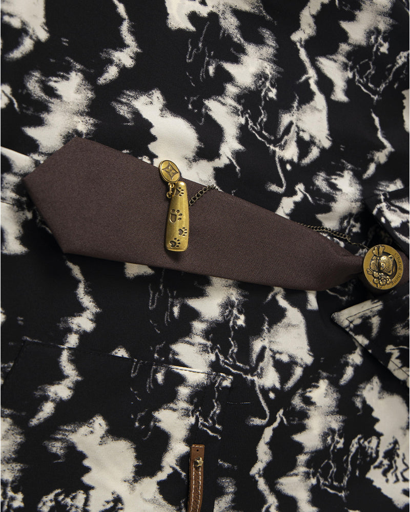 Retro casual short sleeve shirt