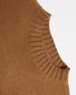 慵懶字母圓領毛衣