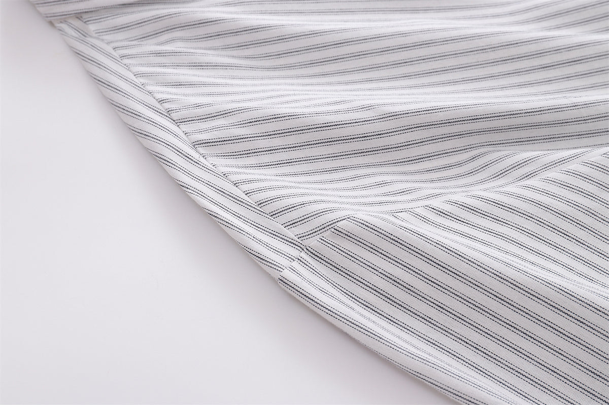 復古趣味斑點狗長袖襯衫