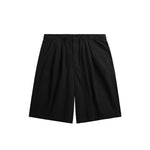 Retro washed solid color casual trousers