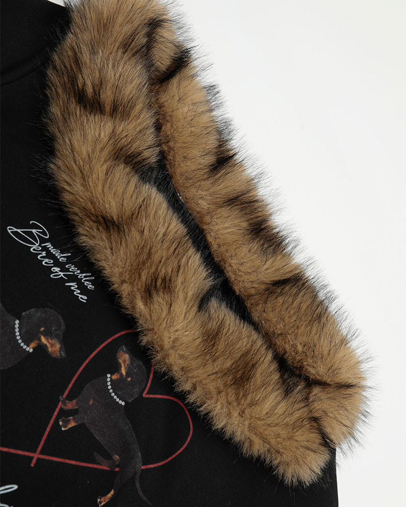 復古小狗衛衣(女款)