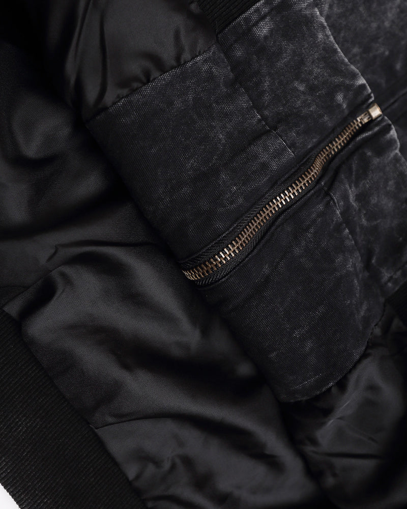 embroidered contrast jacket