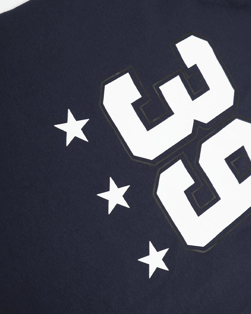 레트로 콘트라스트 반소매