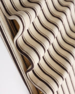 Embroidered striped long sleeves