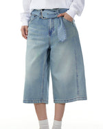 Retro washed all-match shorts