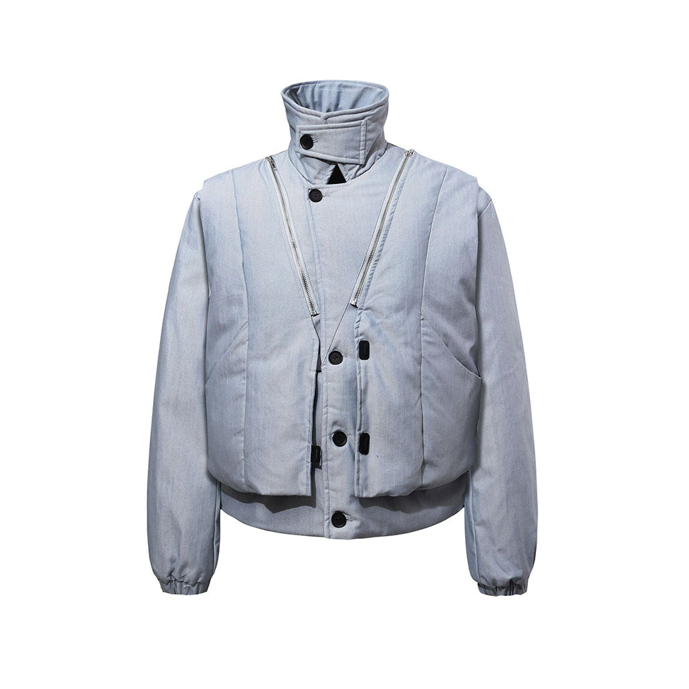 復古Polo棉服外套