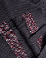 jacquard hooded sweater