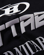 레트로 콘트라스트 프린트 반소매