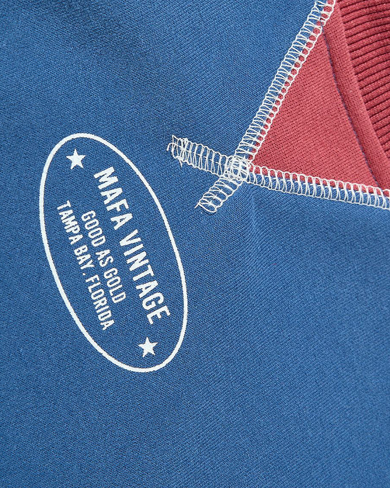 Casual color-blocked sweatshirt