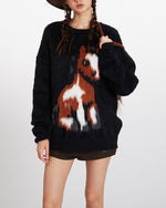 크루넥 풀오버 스웨터