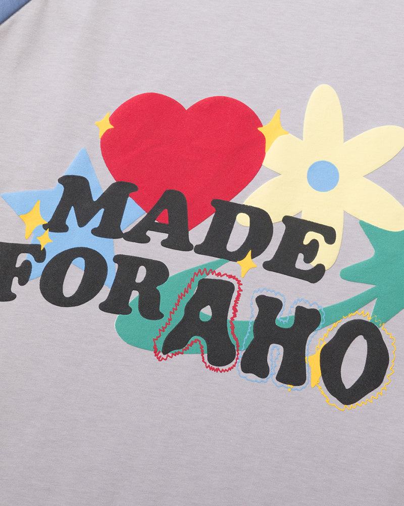 復古愛心花朵短袖