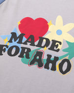 復古愛心花朵短袖