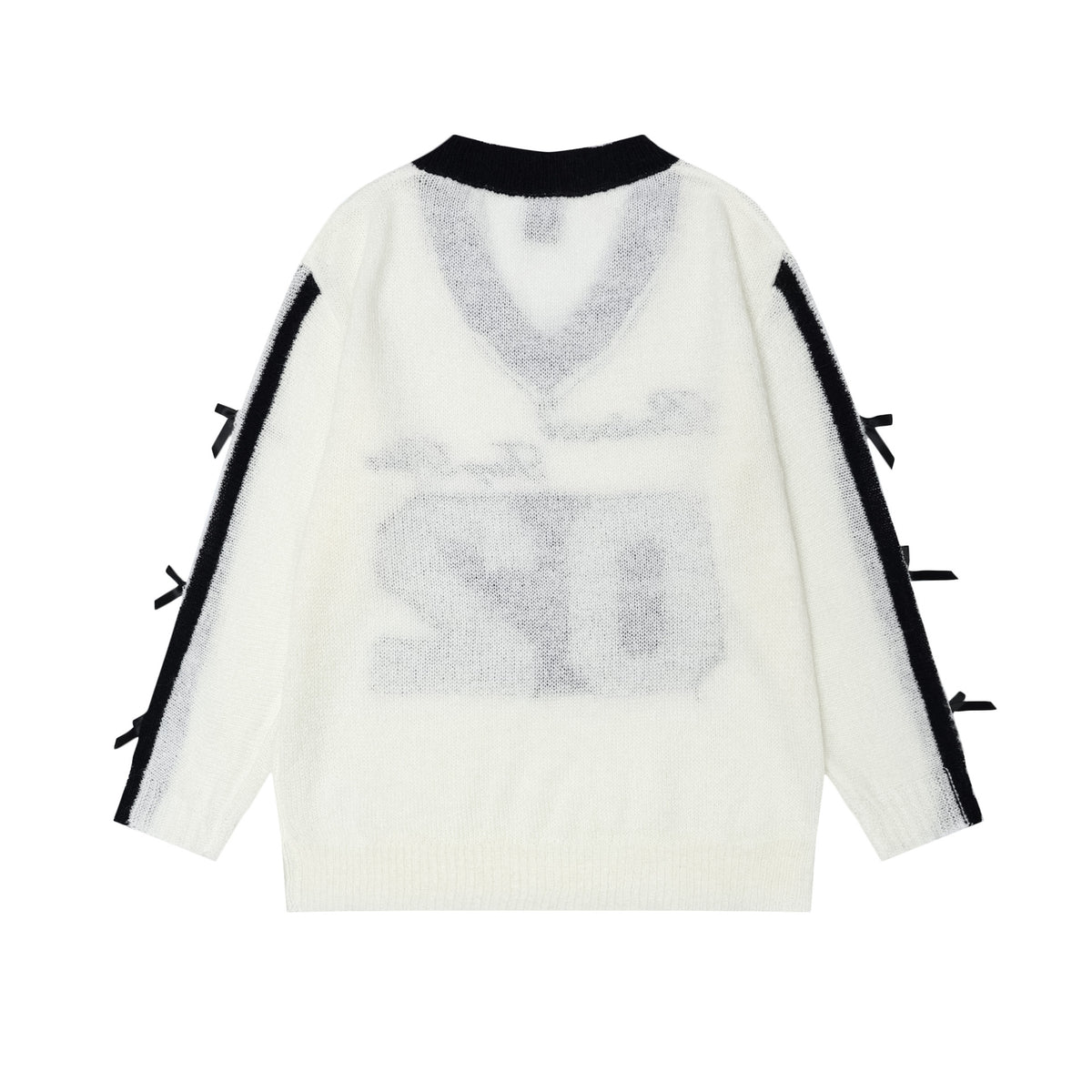 復古刺綉針織毛衣